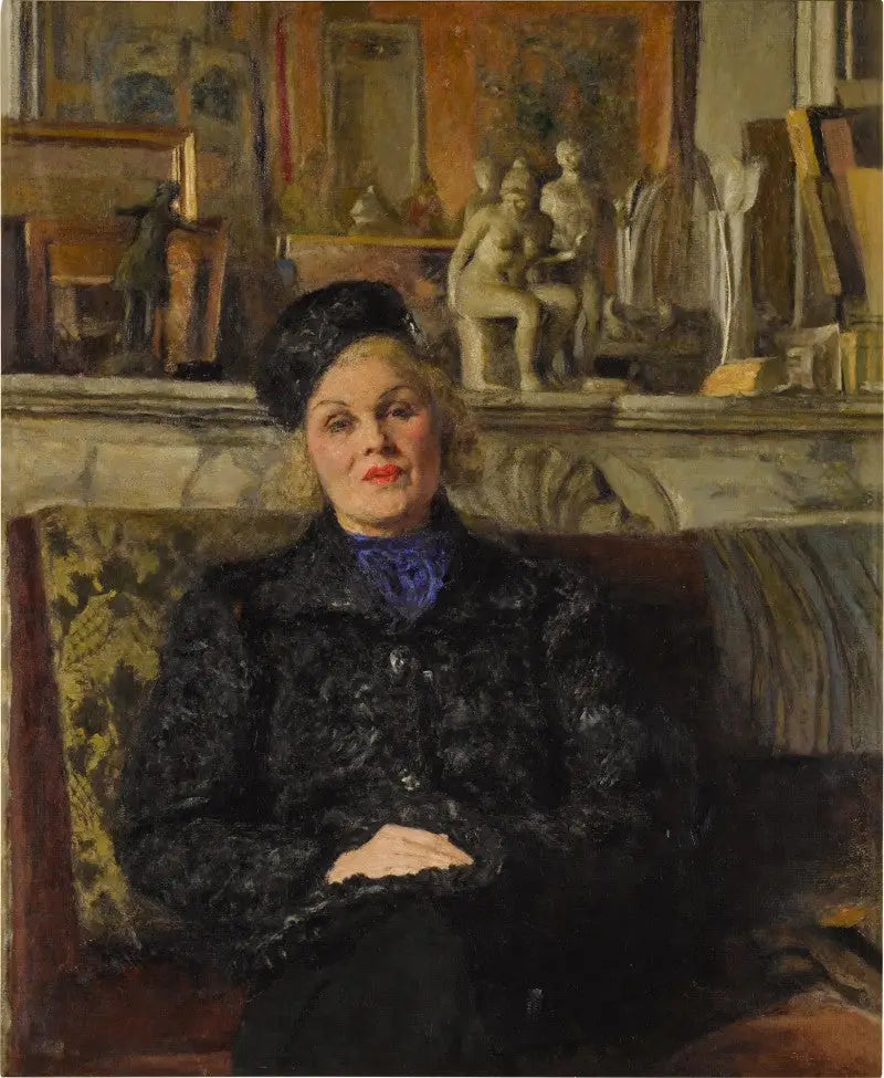 Portrait d’Elvira Popesco - Édouard Vuillard - Alpha Reproduction