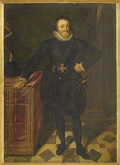 Portrait d'Henri IV - Frans Pourbus the Younger