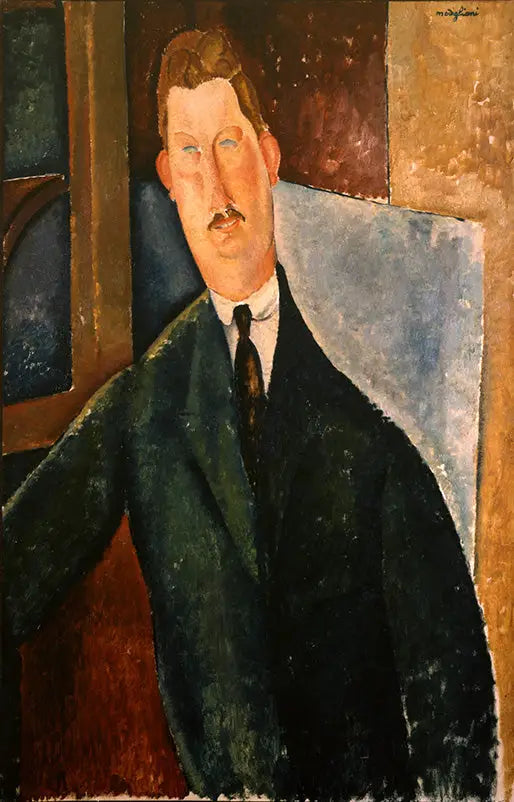 Portrait d'homme - Amedeo Modigliani