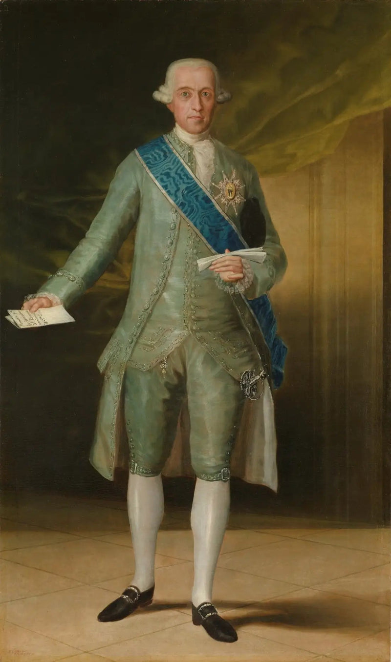 Portrait du Comte de Floridablanca - Francisco de Goya