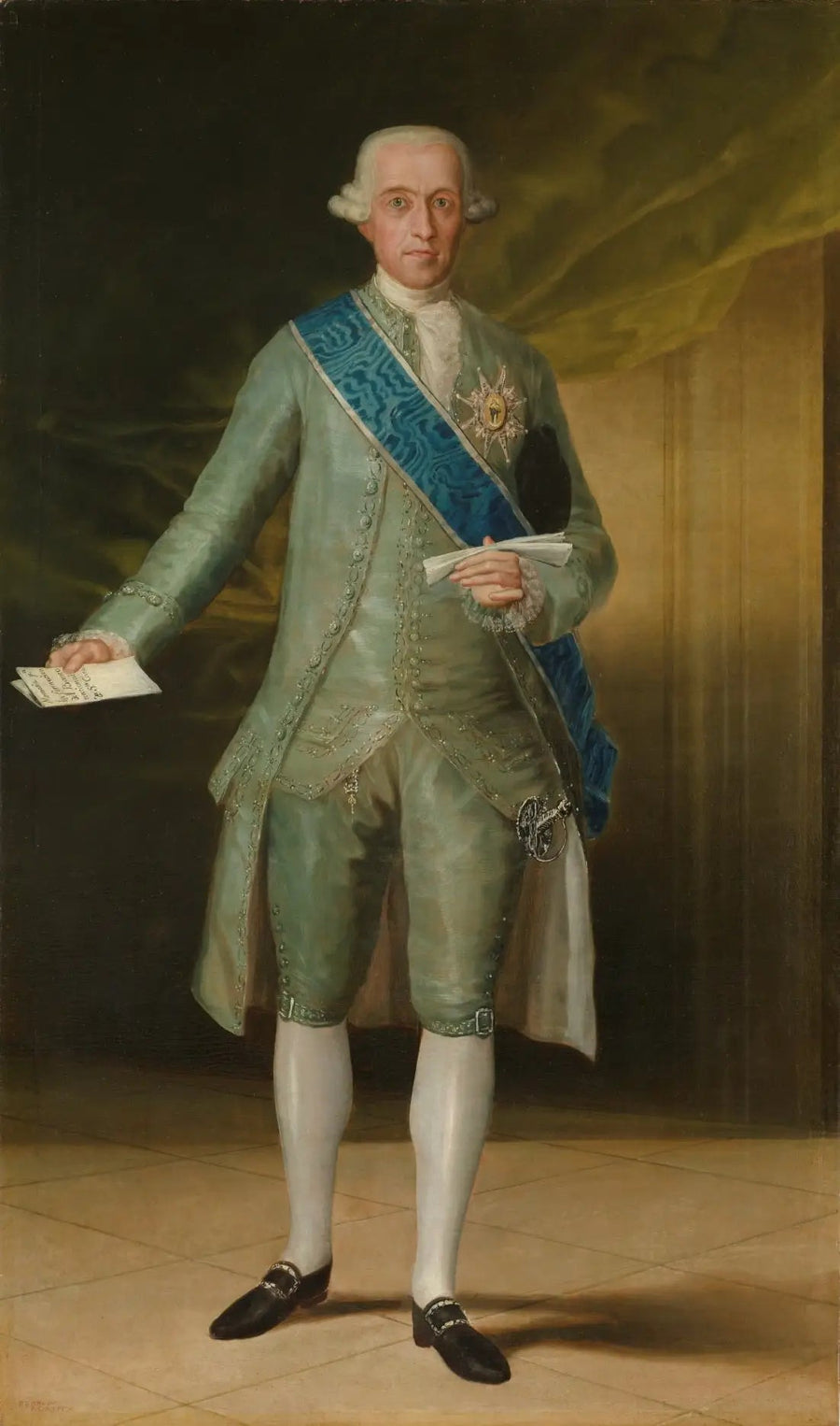 Portrait du Comte de Floridablanca - Francisco de Goya