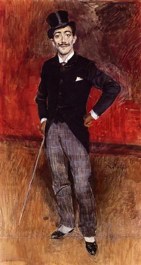 Portrait du comte De Rasty - Giovanni Boldini