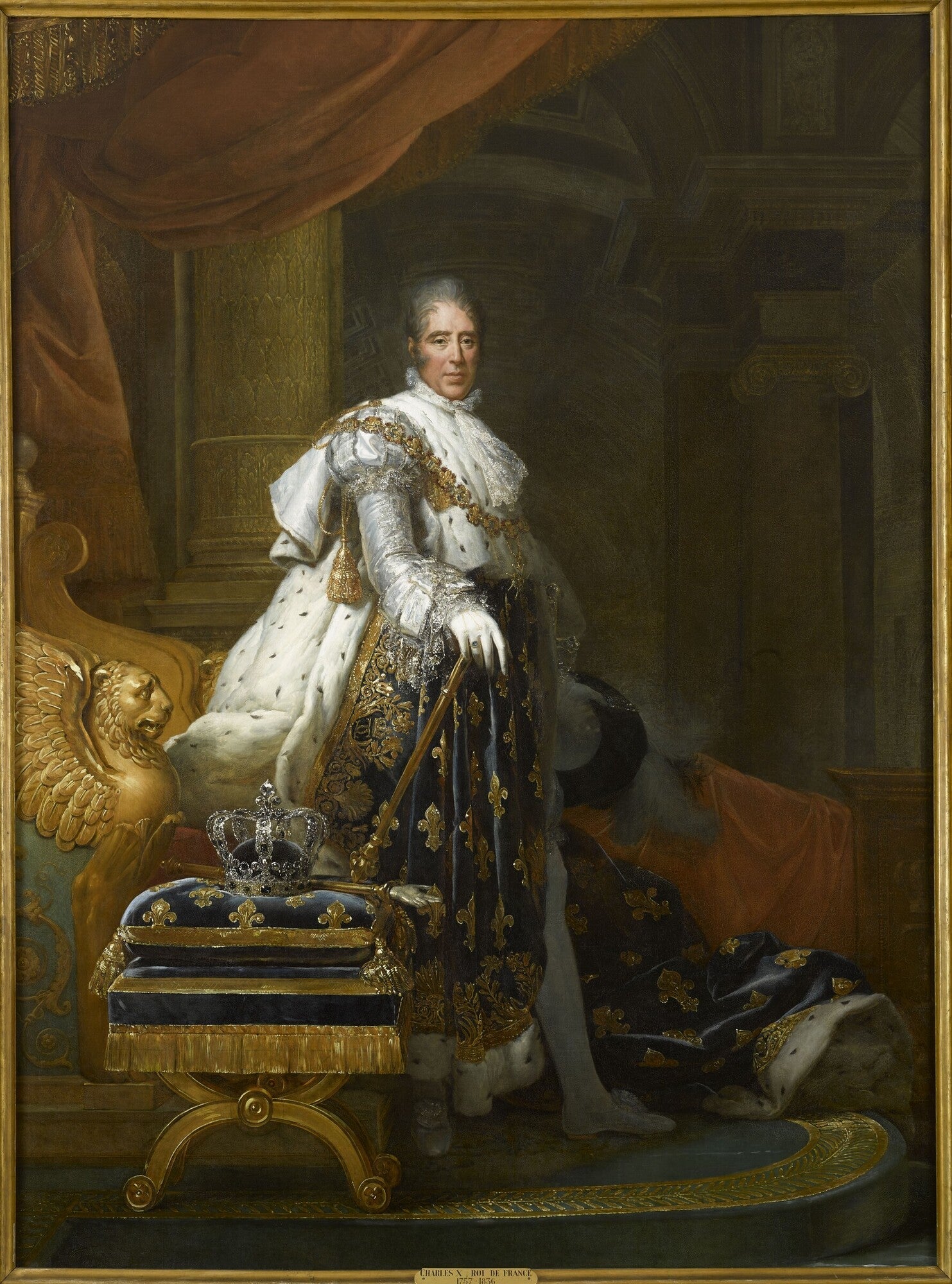 Portrait du couronnement de Charles X - François Gérard