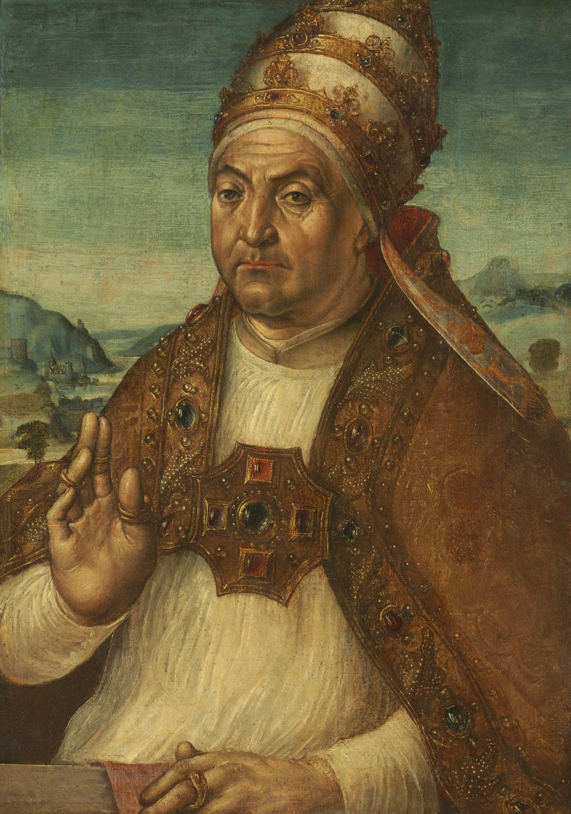 Portrait du pape Sixte IV della Rovere - Pedro Berruguete