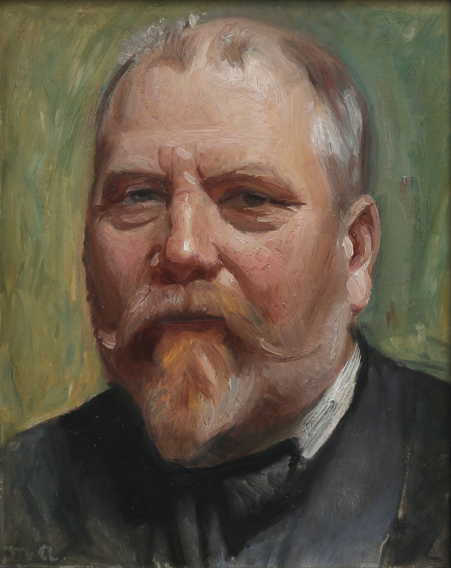 Portrait du peintre Carl Møller. - Michael Peter Ancher image 1 reproduction artisanale de tableau