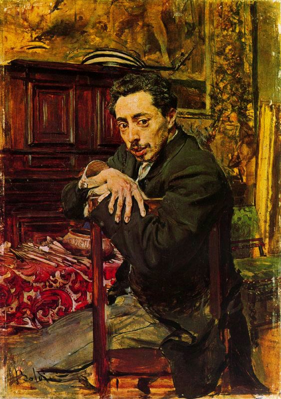 Portrait du peintre Joaquín Araujo y Ruano - Giovanni Boldini