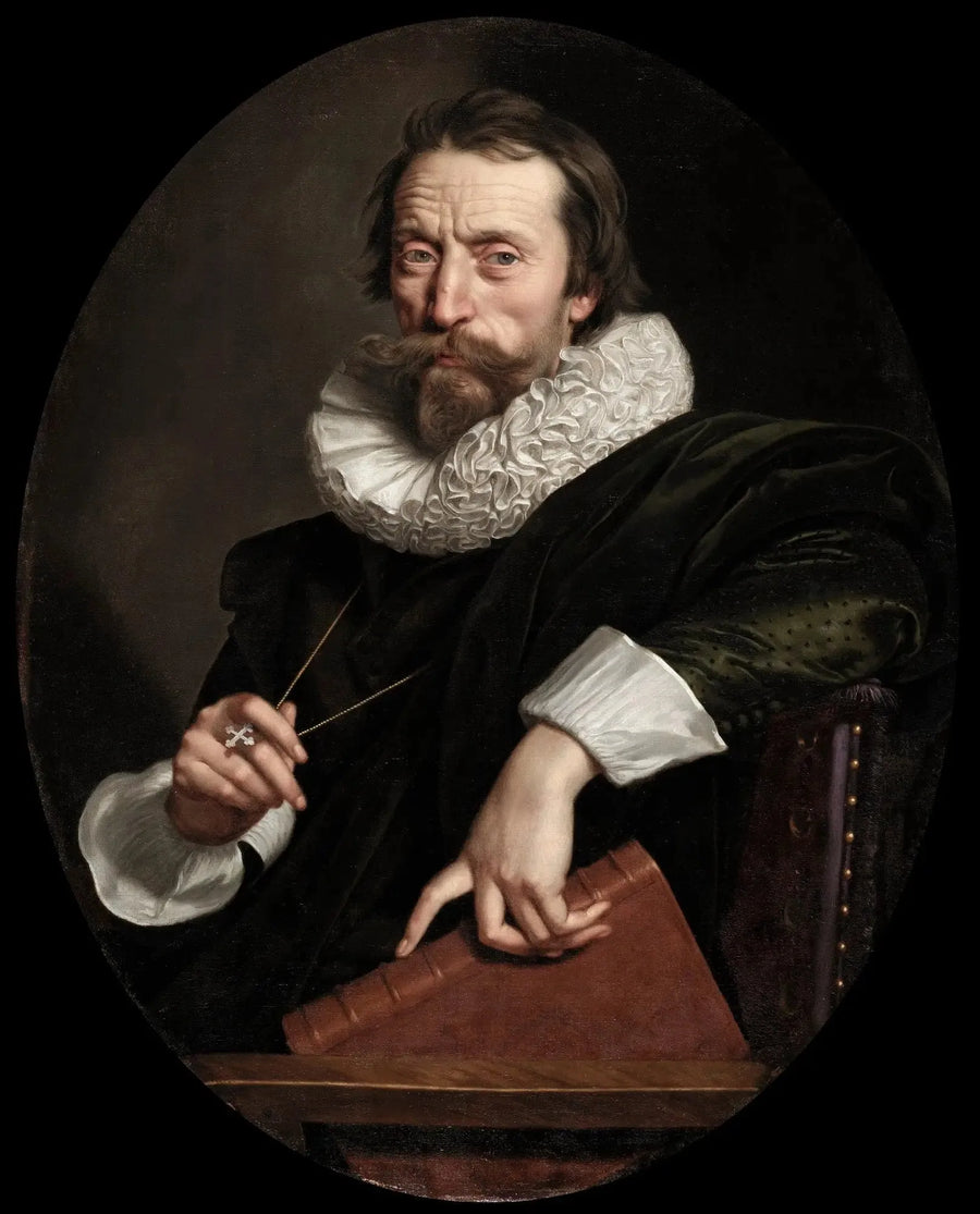 Portrait du poète italien Giambattista Marino - Frans Pourbus the Younger