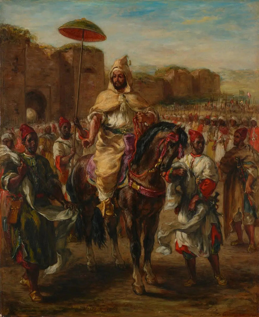 Portrait du sultan du Maroc - Eugène Delacroix