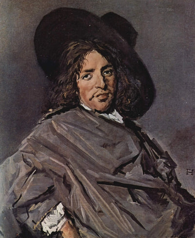 Portrait d’un homme assis avec un chapeau de travers - Frans Hals - Alpha Reproduction