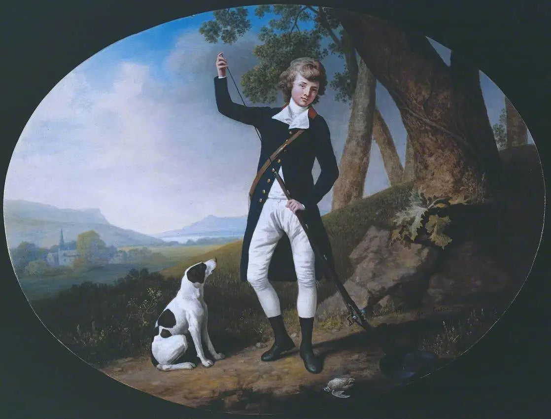 Portrait d’un jeune gentleman en train de tirer - George Stubbs - Alpha Reproduction