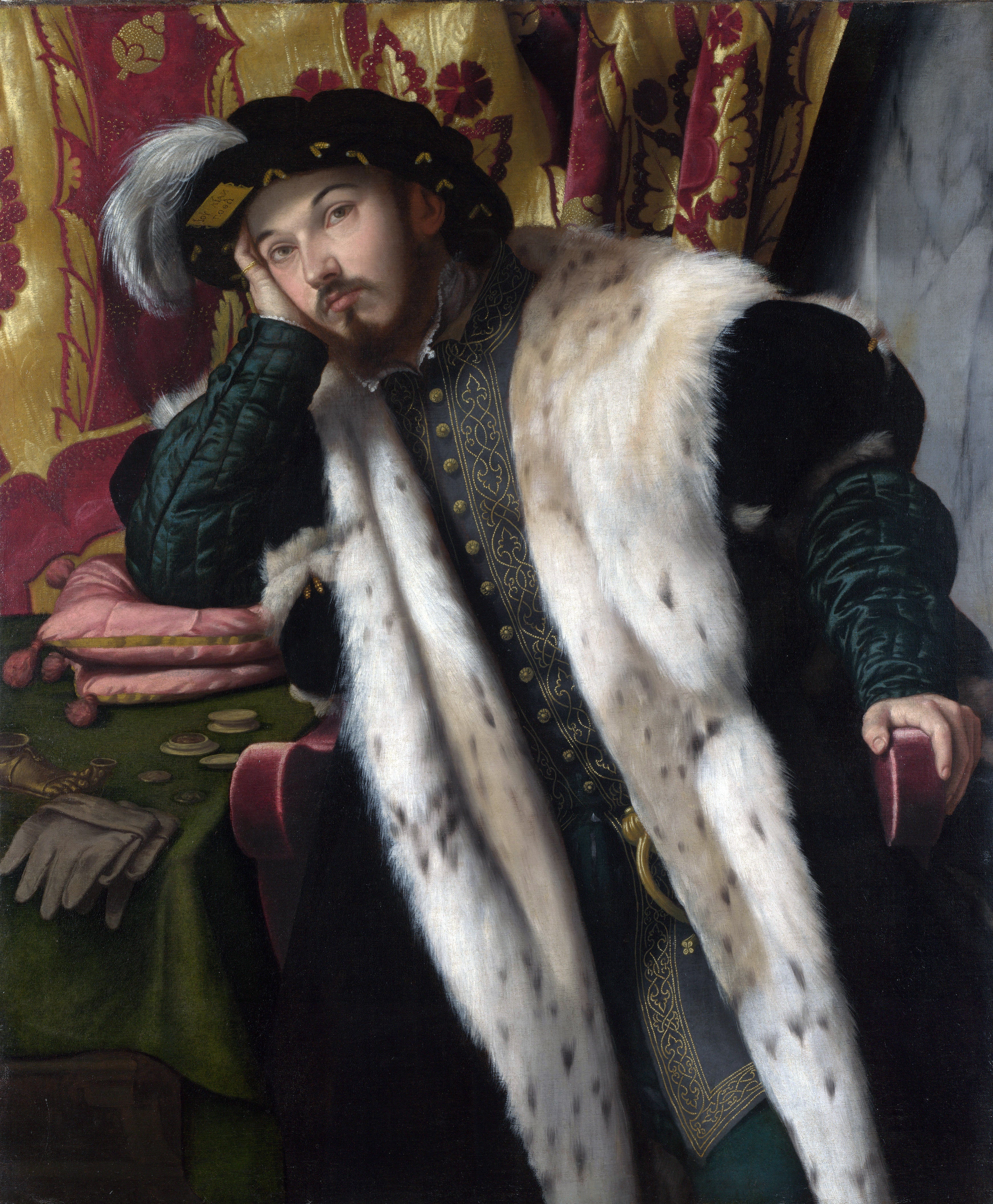 Portrait d’un jeune homme (Fortunato Martinengo Cesaresco ?) - Alessandro Bonvicino - Alpha Reproduction