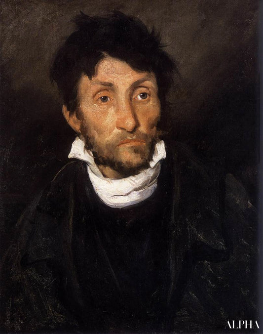 Portrait d'un kleptomane - Théodore Géricault - Reproductions de tableaux et peintures haut de gamme