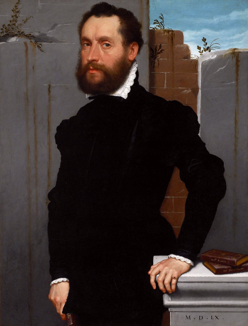 Portrait d'un poète inconnu. - Giovanni Battista Moroni