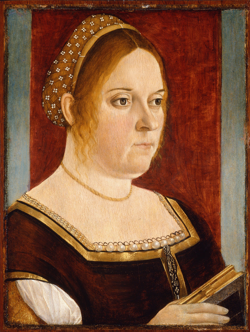 Portrait d'une dame avec un livre - Vittore Carpaccio