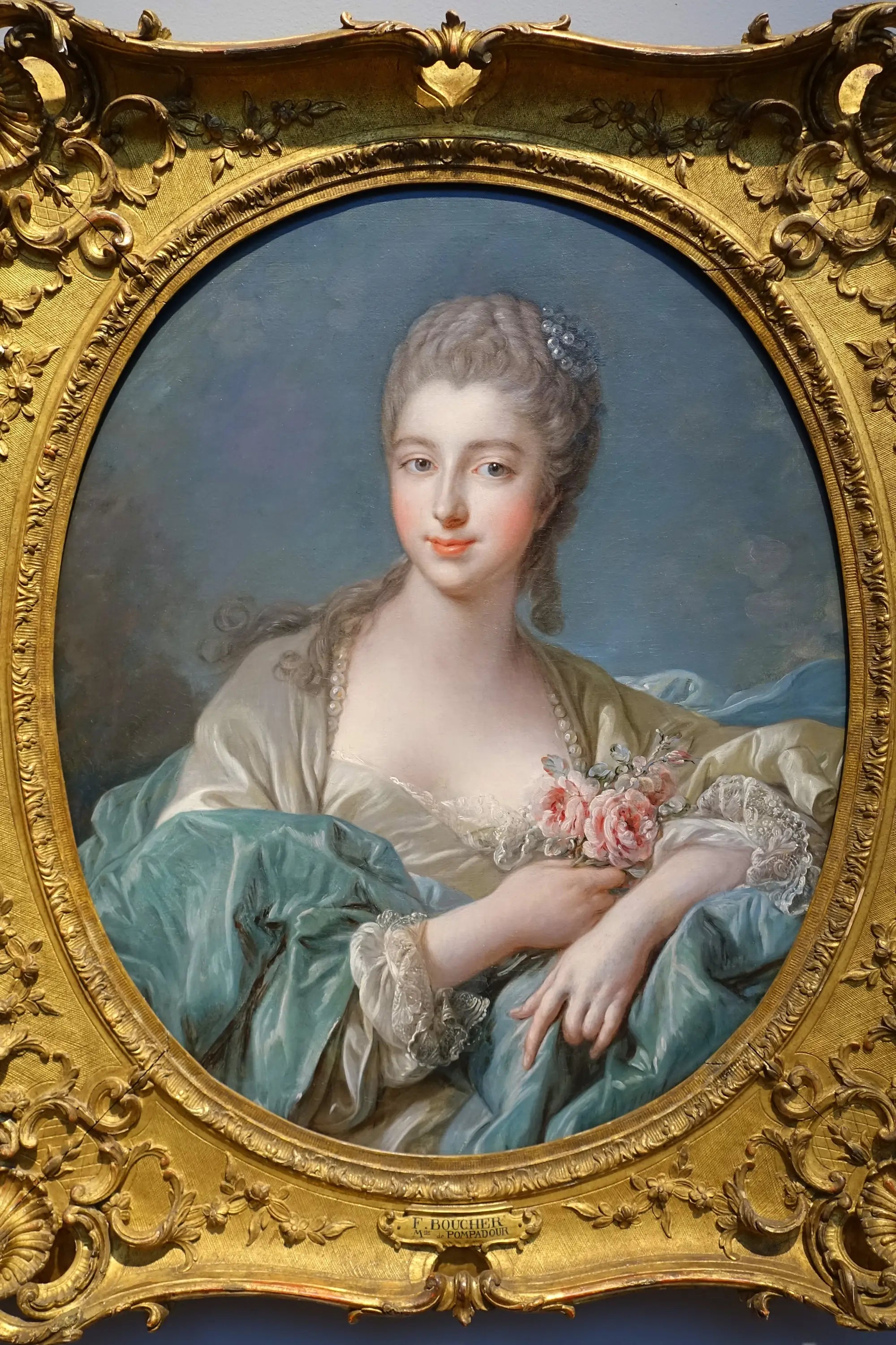 Portrait d’une dame - François Boucher - Alpha Reproduction