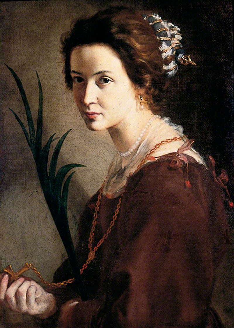Portrait d'une dame inconnue en sainte Élisabeth - Alonso Cano