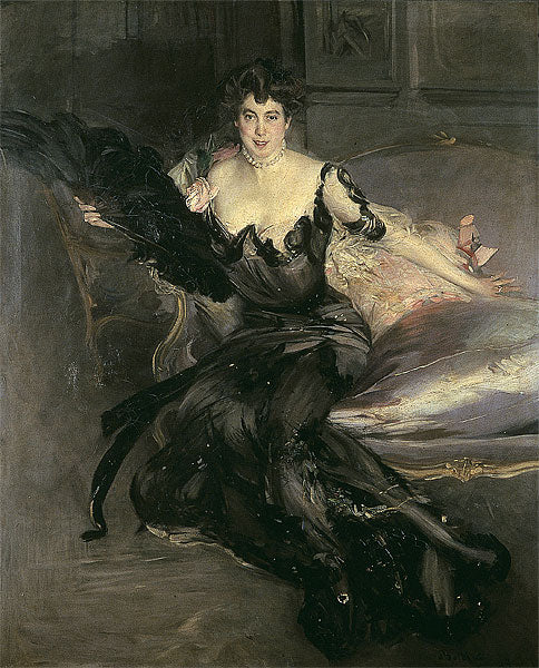 Portrait d'une dame, Mme Lionel Phillips - Giovanni Boldini
