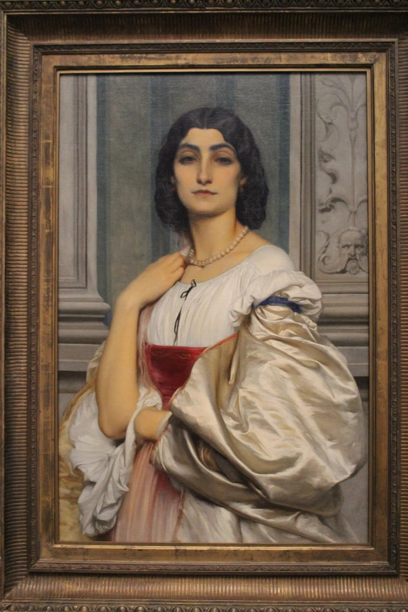 Portrait d'une dame romaine (La Nanna) - Frederic Leighton