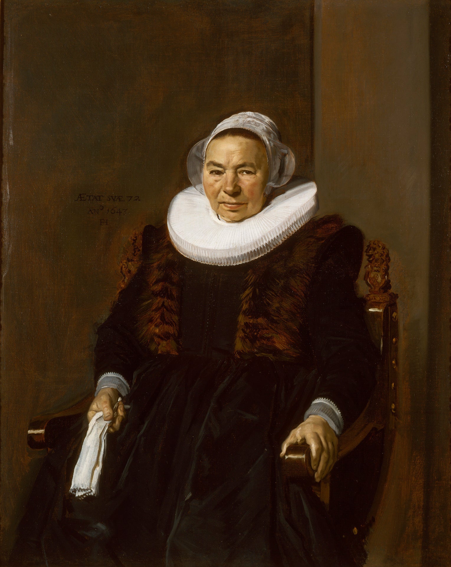 portrait d'une femme inconnue - Frans Hals