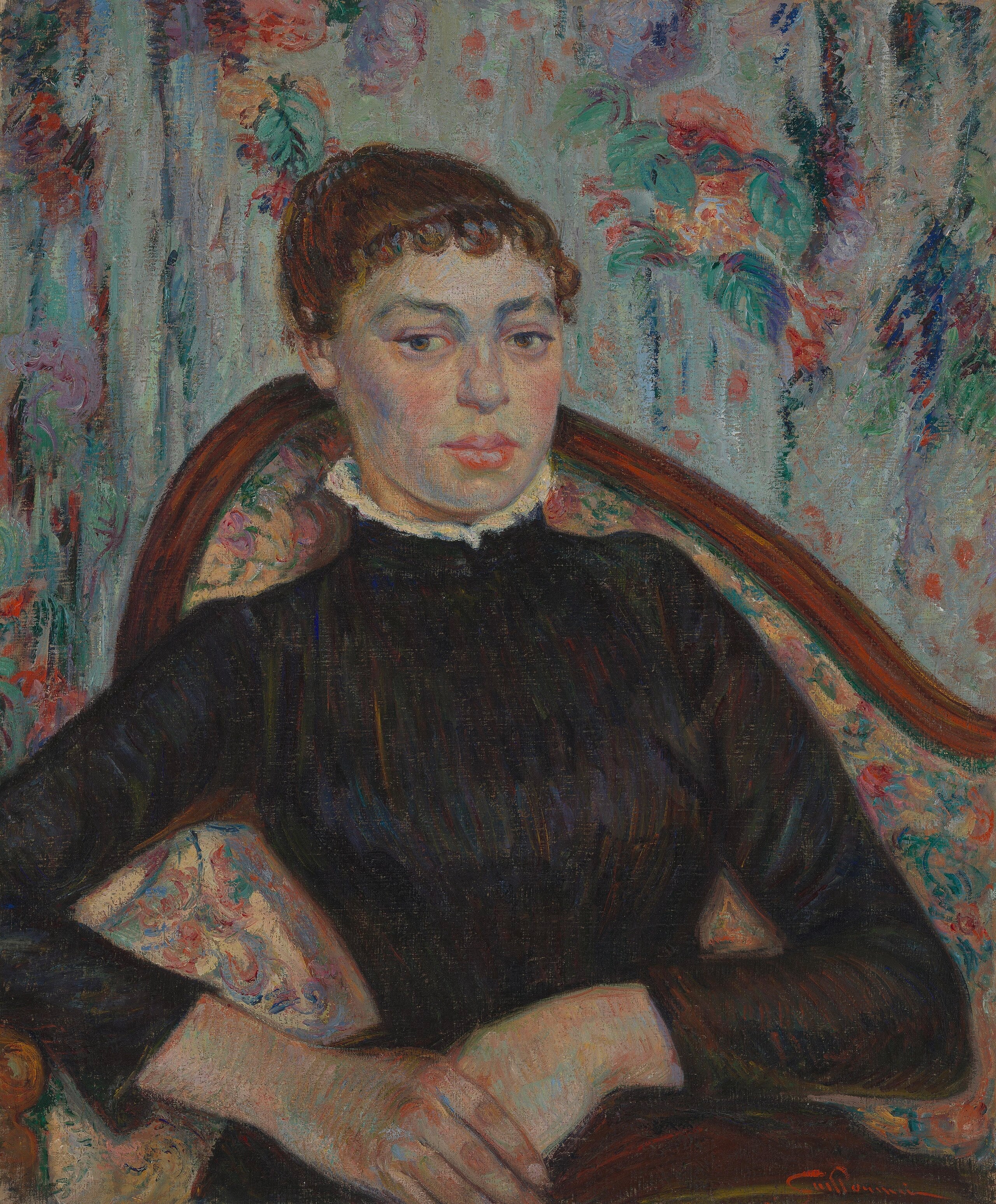 Portrait d'une jeune femme - Armand Guillaumin