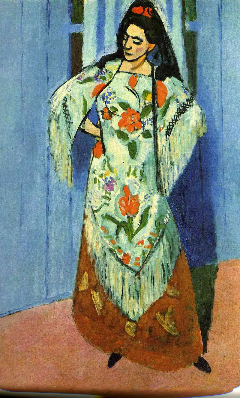 Portrait en pied de Mme Matisse à la mantille - Henri Matisse