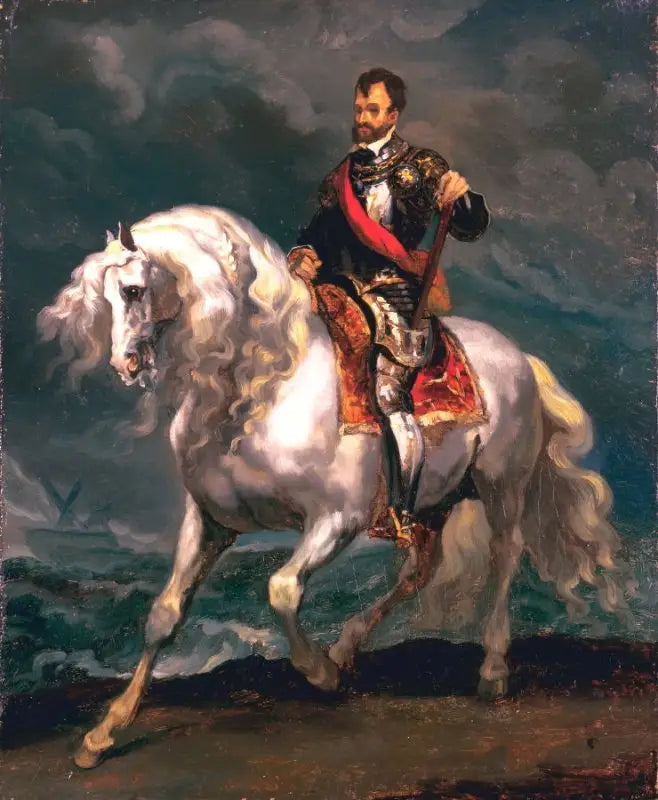 Portrait équestre de Charles Quint - Théodore Géricault