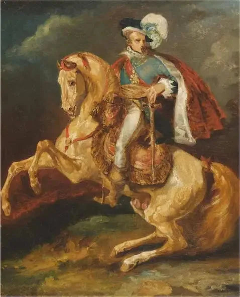 Portrait équestre de Sa Majesté le roi de Westphalie, Jérôme Bonaparte - Théodore Géricault