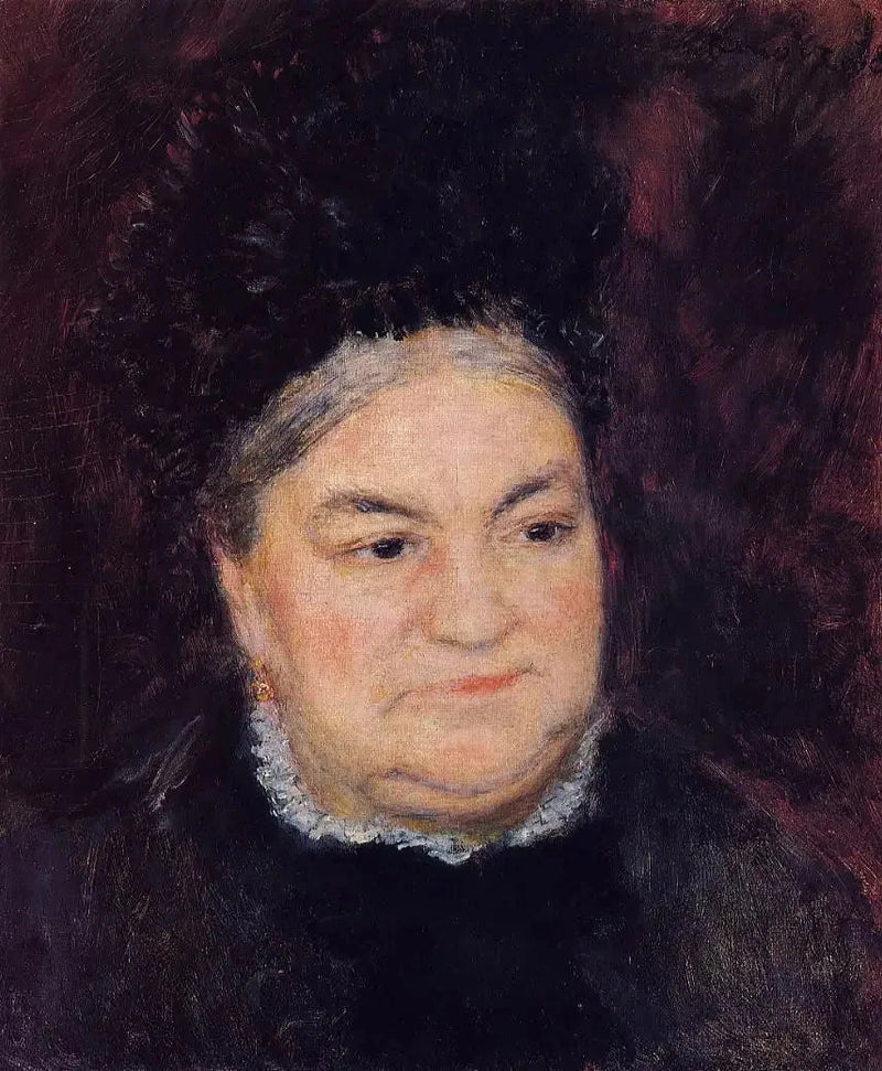 Portrait d’une femme âgée, dite Madame Le Cœur, 1878 – Renoir