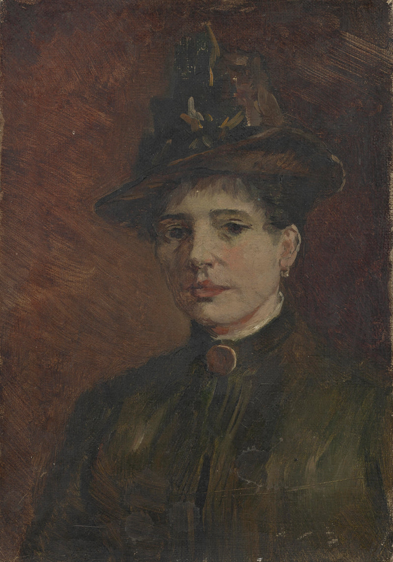 Portrait de femme au chapeau, F215c – Vincent van Gogh