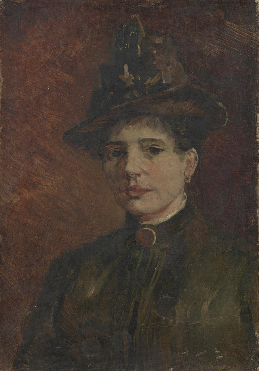 Portrait de femme au chapeau, F215c – Vincent van Gogh