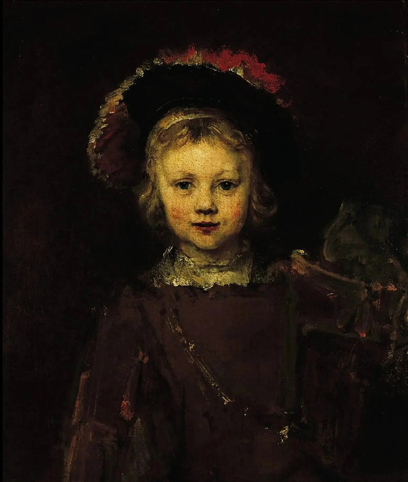 Portrait d’un garçon en costume de fantaisie – Rembrandt, 1655–1660
