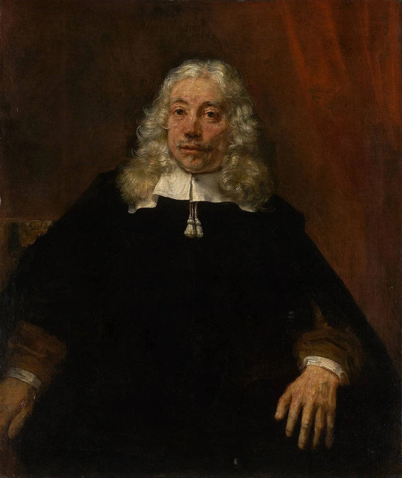 Portrait d’un homme aux cheveux blancs – Rembrandt, 1667