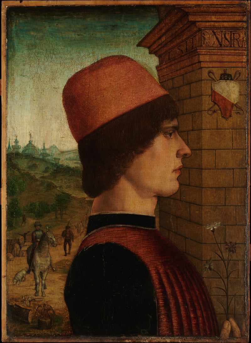 Portrait d'homme, peut-être Matteo di Sebastiano par Bernardino Gozzadini - Maestro delle Storie del Pane