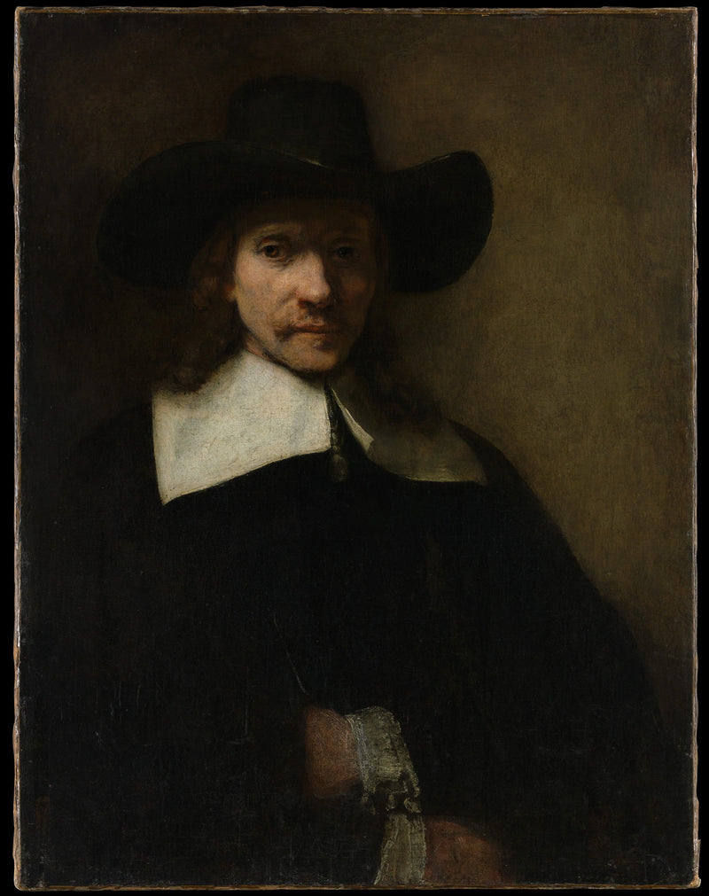 Portrait d’un homme – Rembrandt, vers 1655–1660