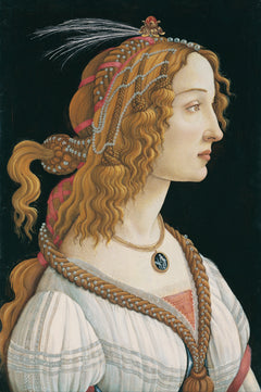 Portrait idéal d’une dame, dit Simonetta Vespucci, vers 1480-1485 – Botticelli