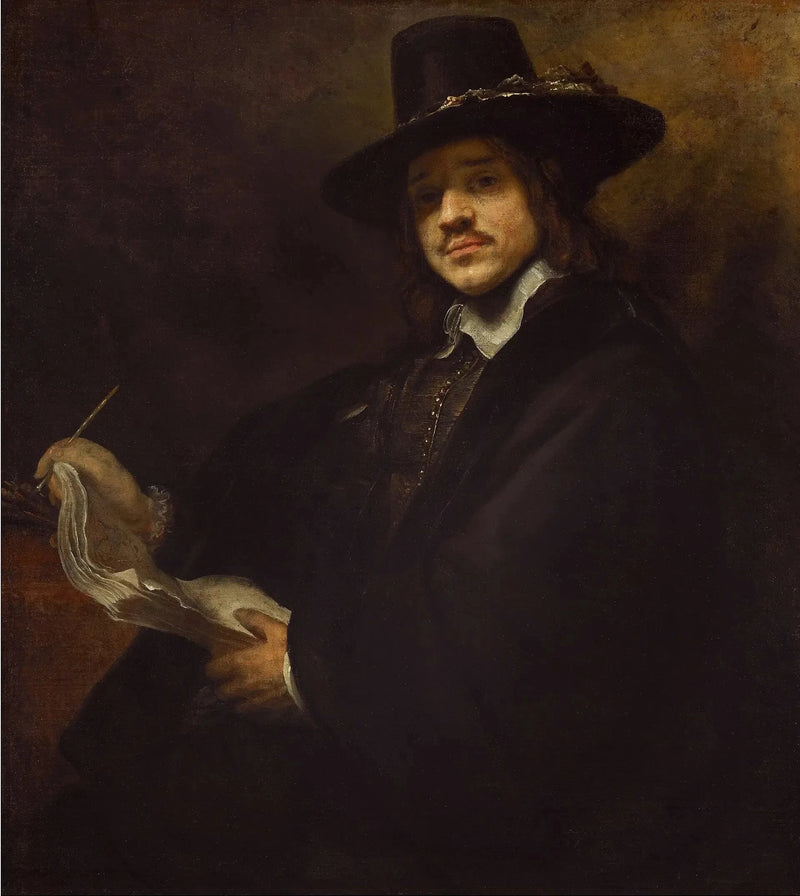 Portrait d’un jeune artiste – suiveur de Rembrandt, années 1650–1660