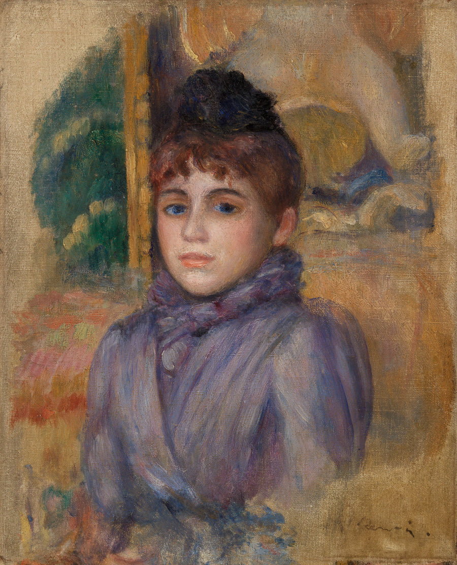 Portrait de jeune femme, vers 1885 – Pierre-Auguste Renoir