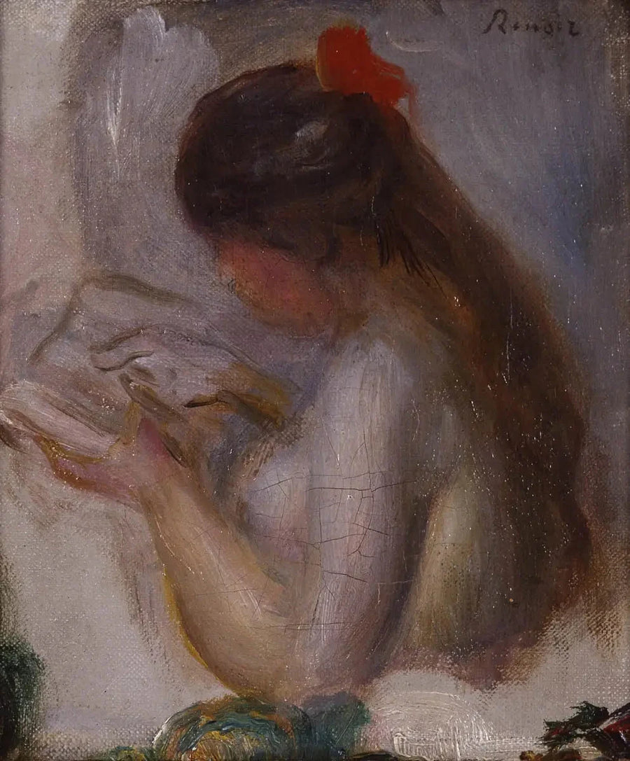 Portrait de jeune fille lisant – Pierre-Auguste Renoir