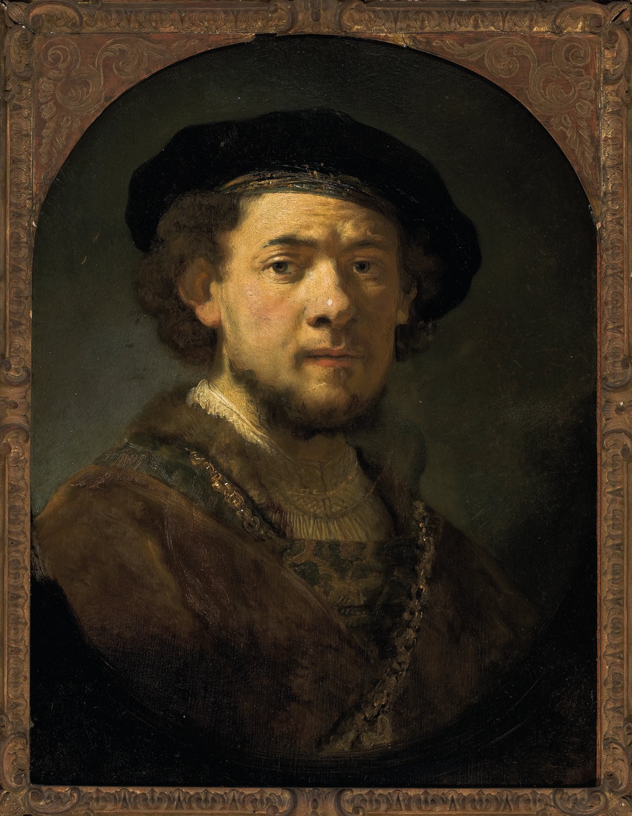 Portrait d’un jeune homme à la chaîne d’or – Rembrandt et atelier