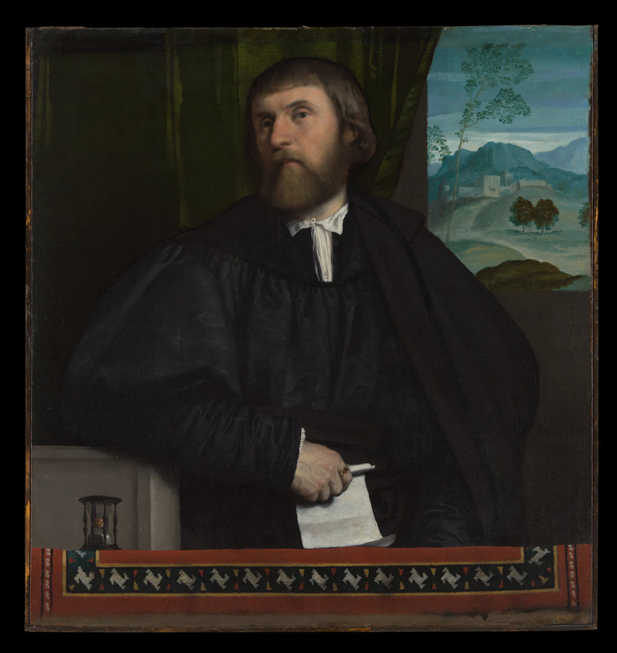Portrait of a Man - Moretto da Brescia (Alessandro Bonvicino)