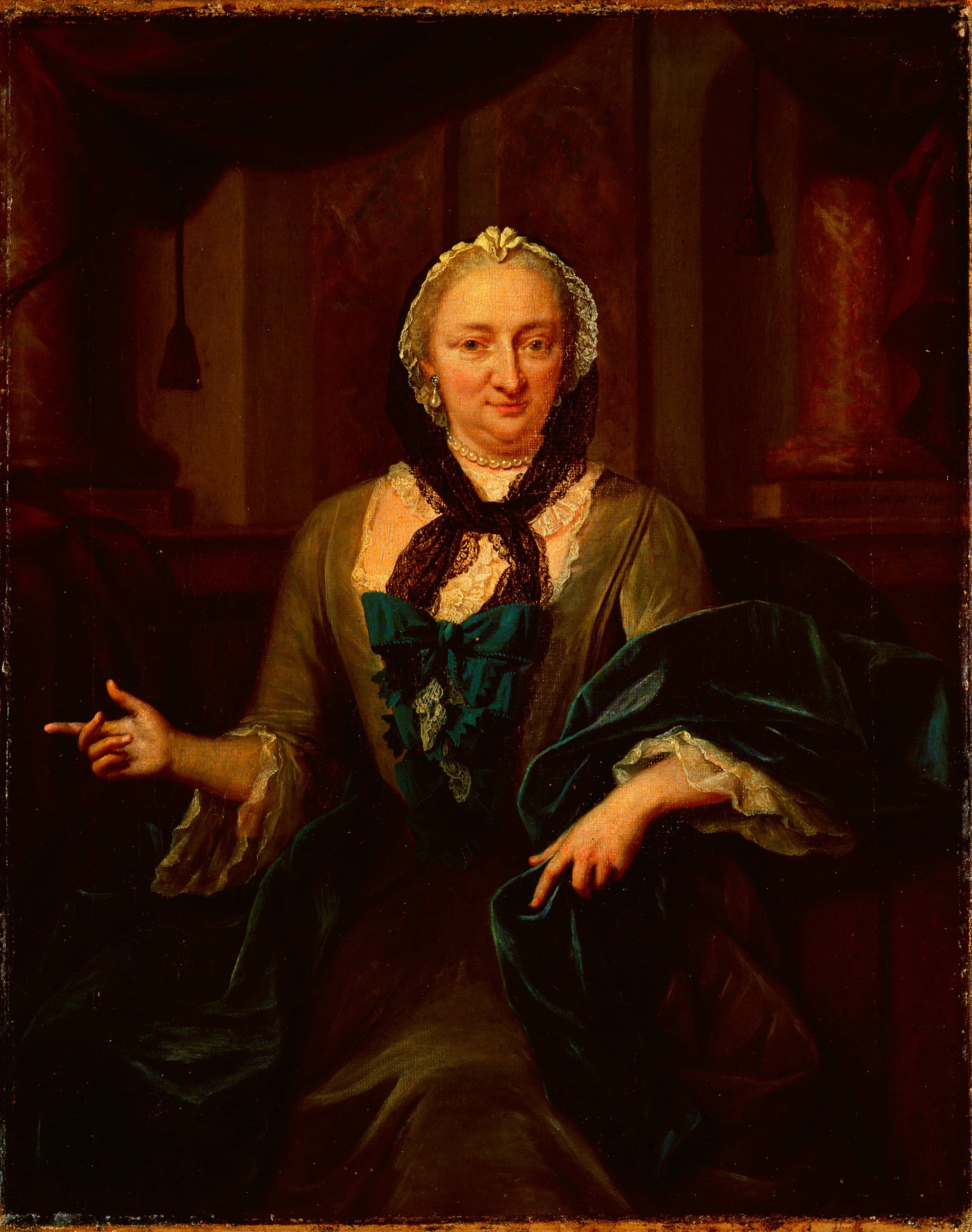Portrait de Margaretha Trip (1699-1778). Épouse de Harmen Hendrik van de Poll - Jan Maurits Quinkhard