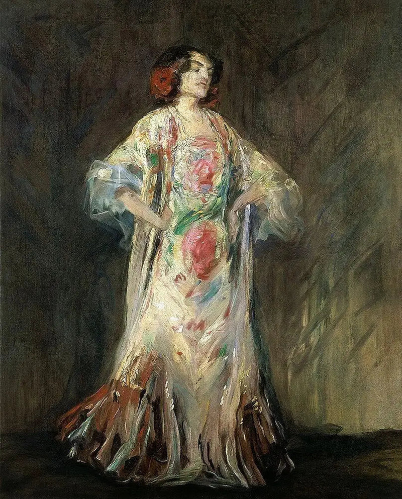 Portrait of a dancer Antonia Mercé called 