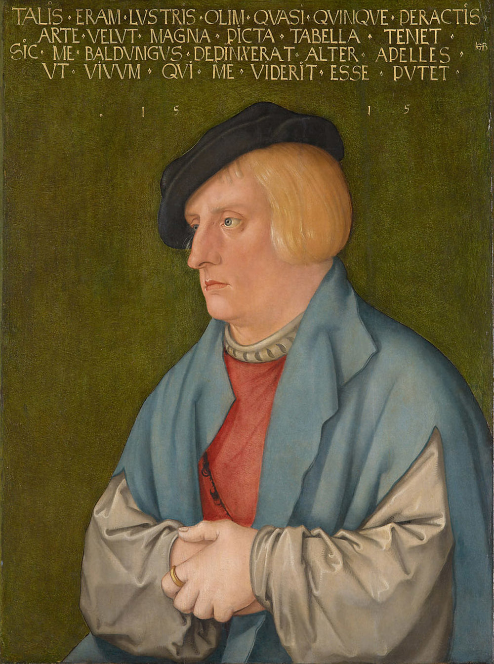 Portrait of a young man - Hans Baldung Grien image 1 copie de tableau peinte à la main