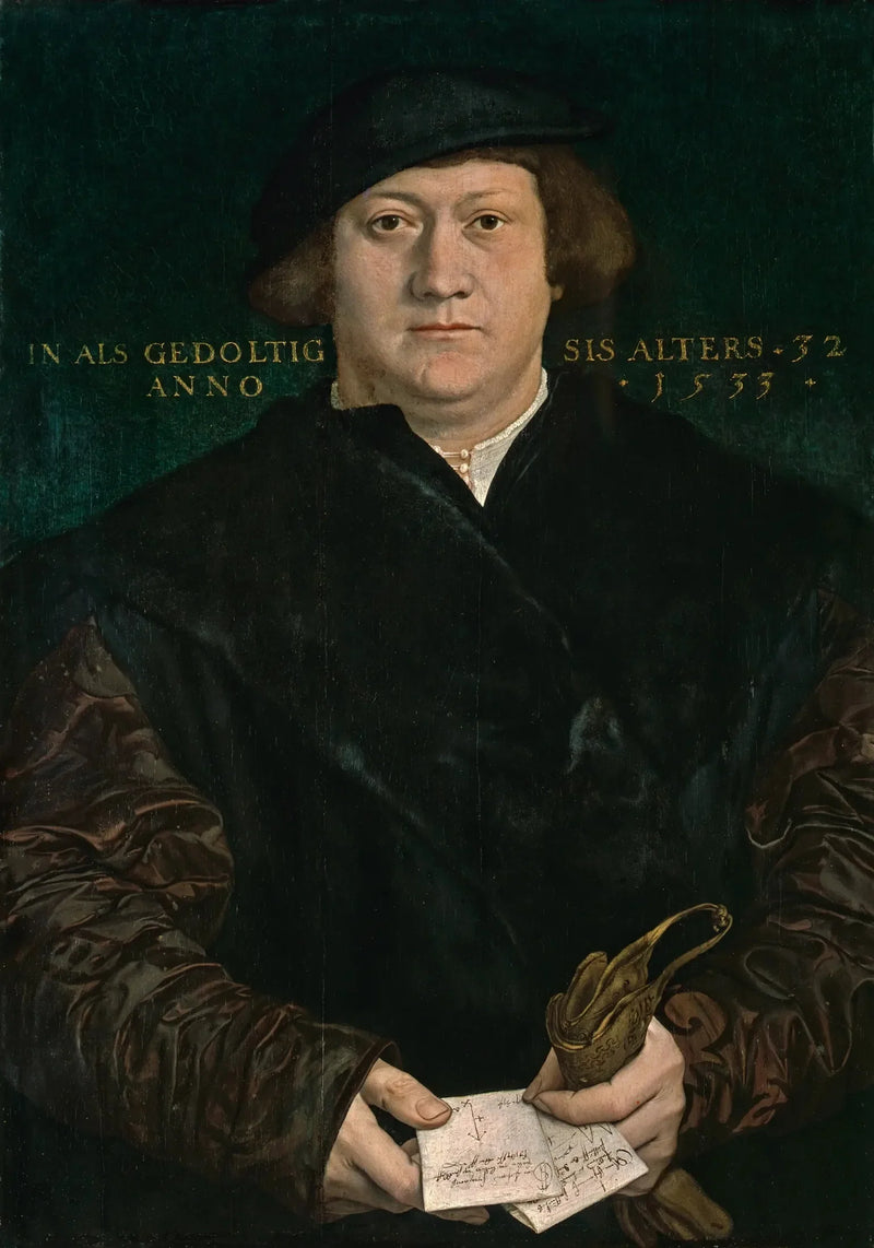 Portrait of Cyriacus Kale - Hans Holbein le Jeune