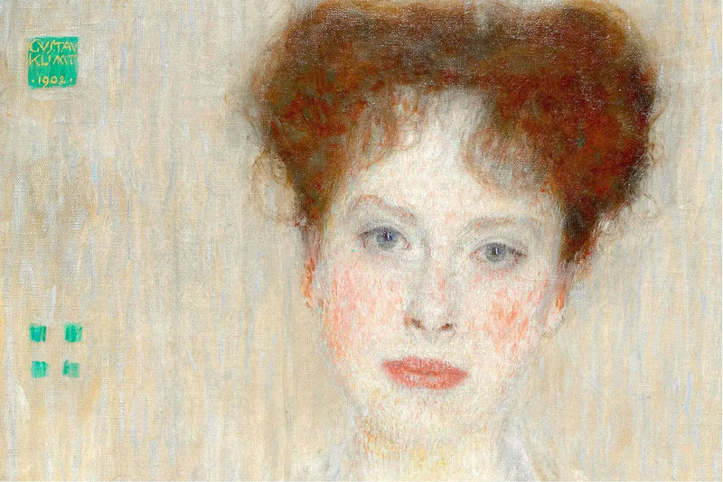 🎨 Portrait of Gertrud Loew (détail) – Gustav Klimt (vers 1902)