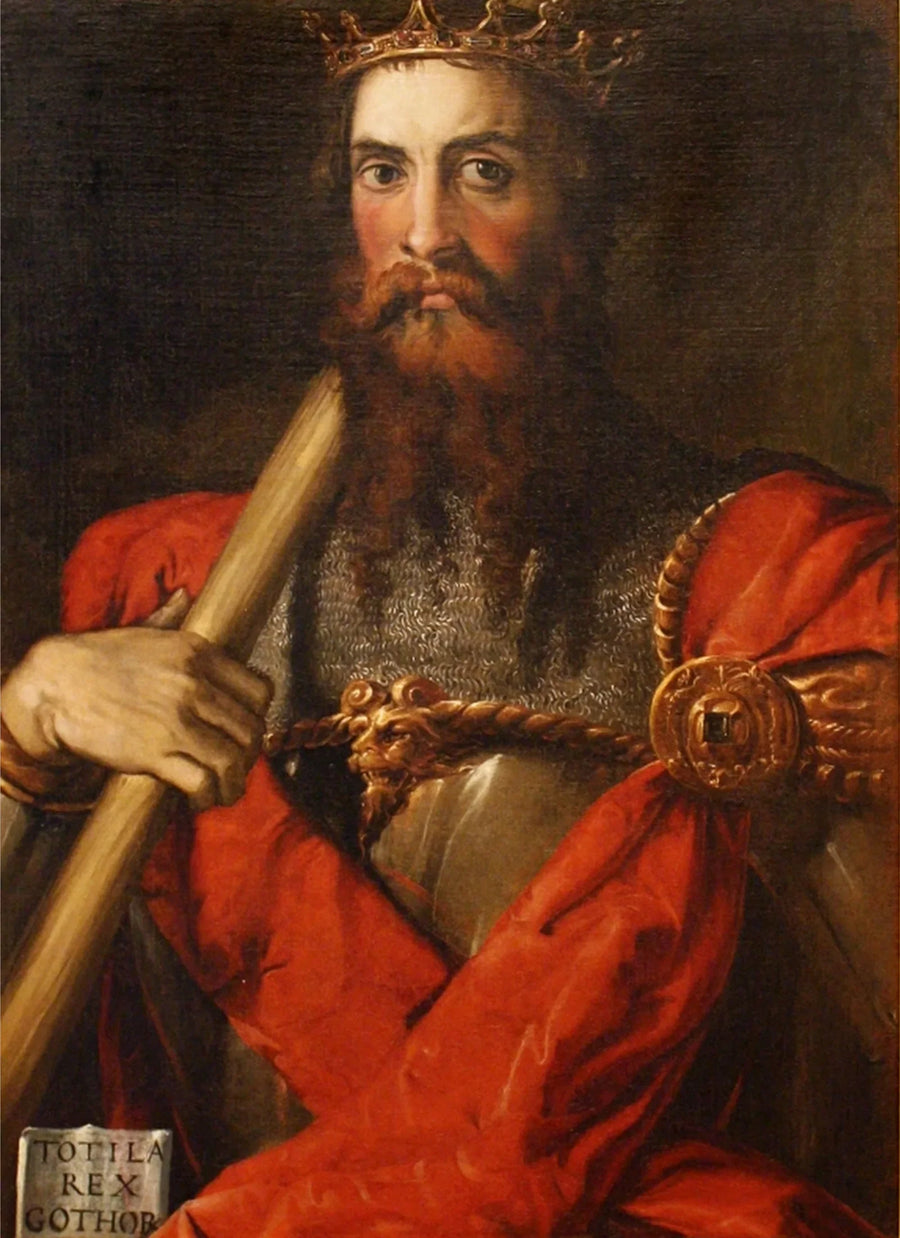 Portrait of Totila - Francesco Salviati
