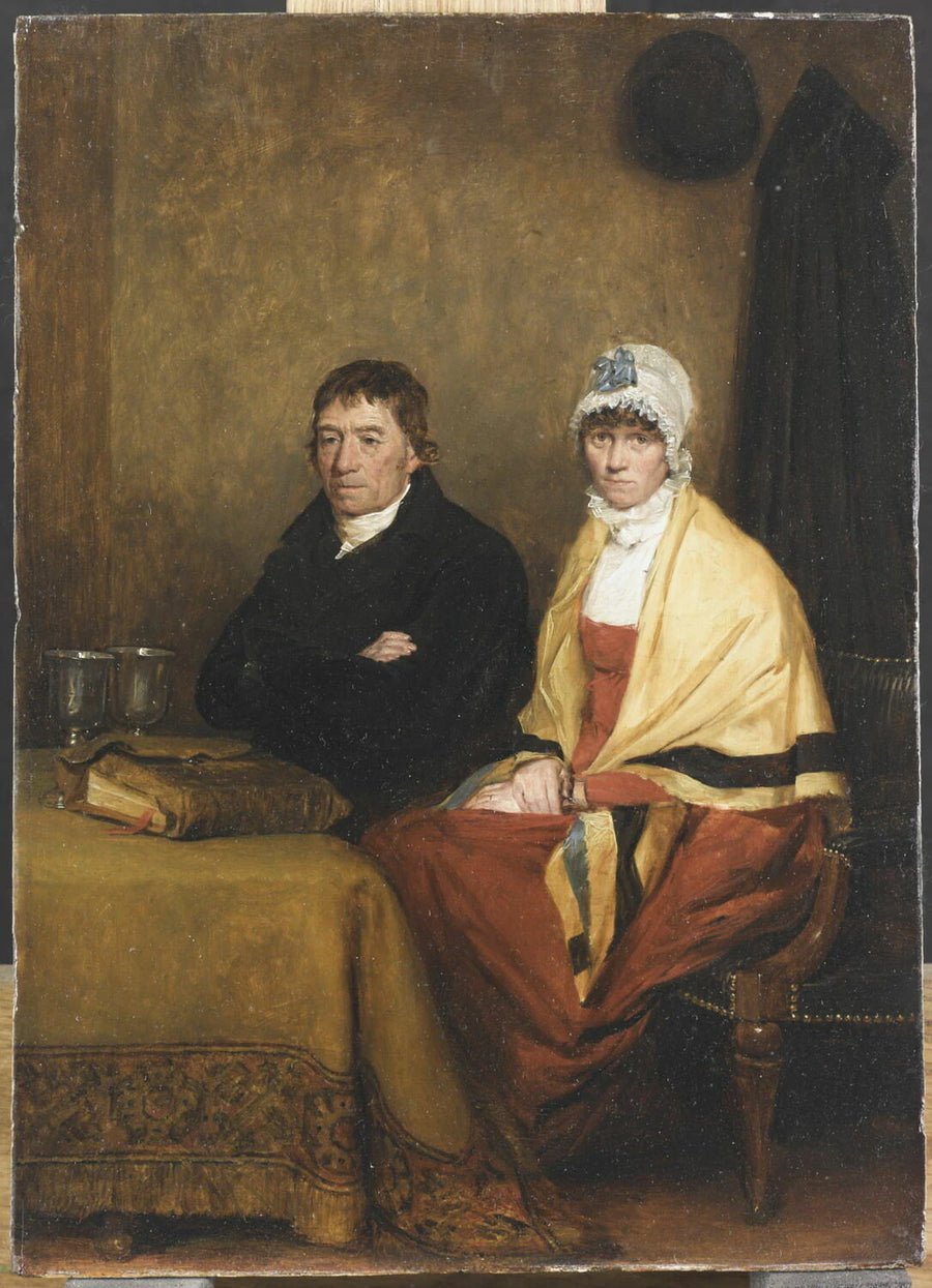 Portrait du révérend David Wilkie et son épouse. Les parents de l'artiste - David Wilkie