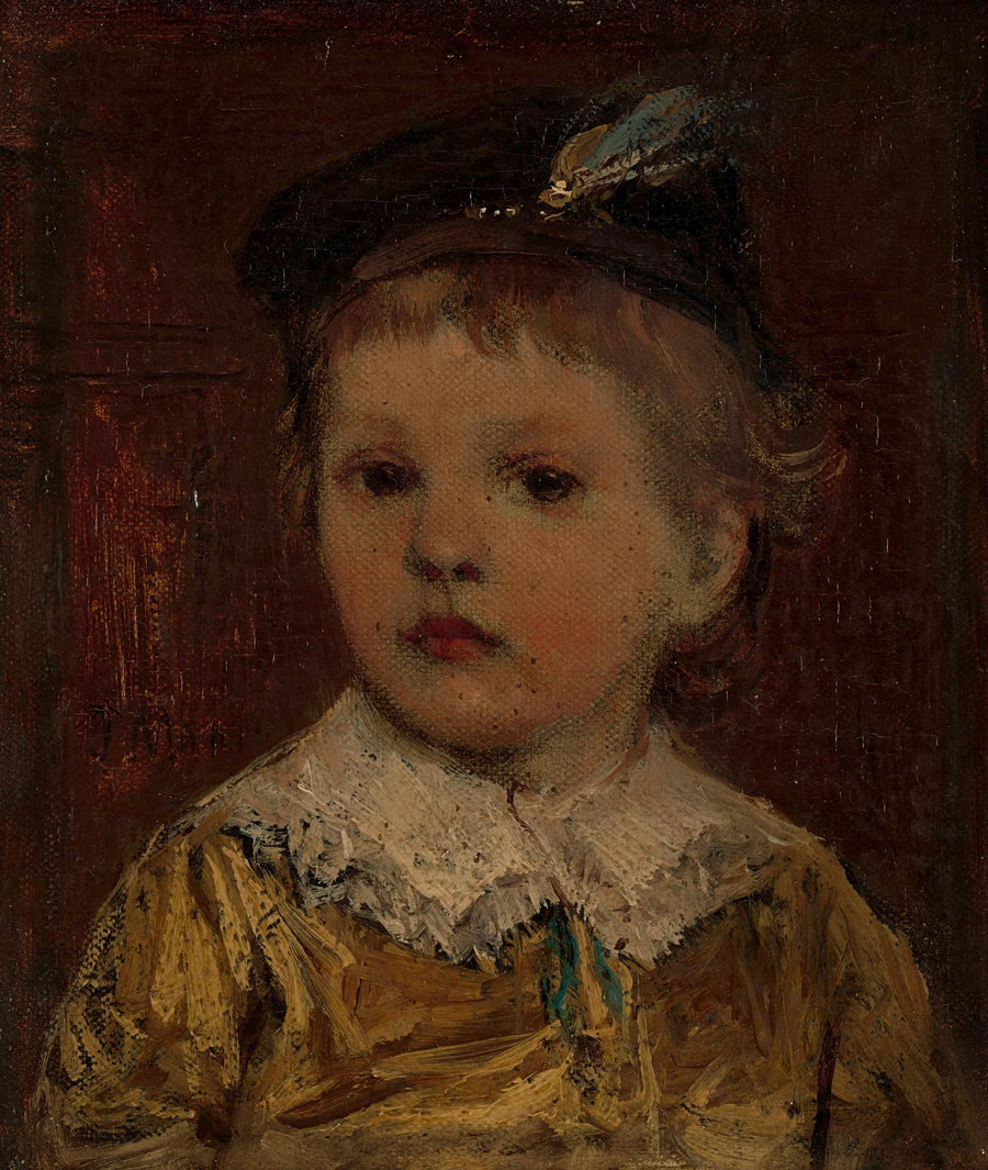 'Portrait de Willem', probablement Willem Matthijs Maris Jbzn, fils de Jacob Maris - Jacob Maris