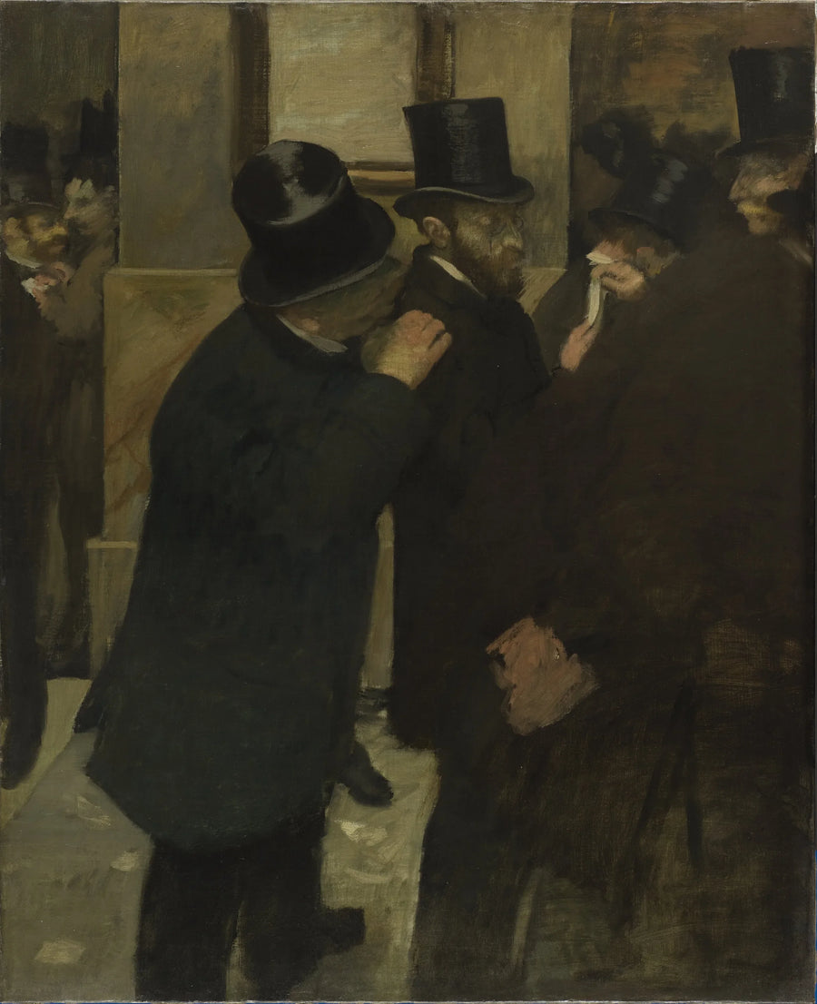 Portraits à la Bourse, 1878–1879 – Edgar Degas