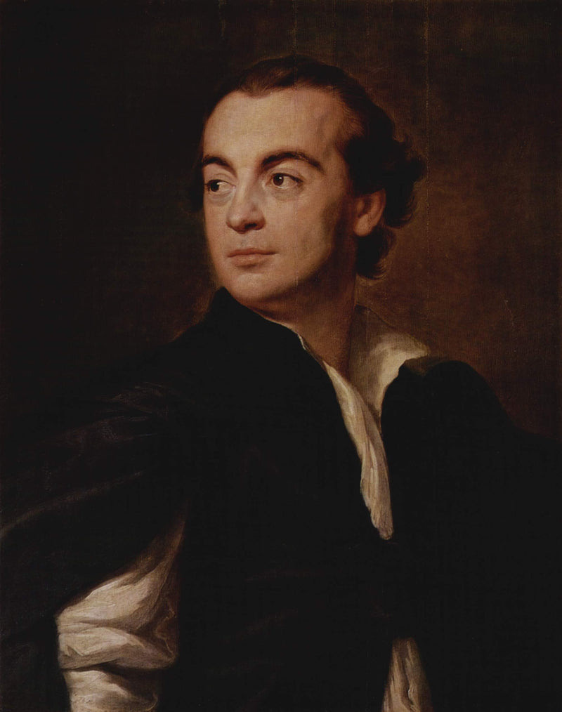 Porträt eines Mannes (Johann Joachim Winckelmann?) - Anton Raphael Mengs